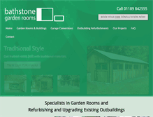 Tablet Screenshot of bathstonegardenrooms.co.uk